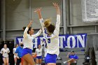 Volleyball vs Babson  Wheaton Women's Volleyball vs Babson College. - Photo by Keith Nordstrom : Wheaton, Volleyball, VB